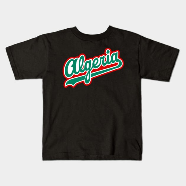 Algeria Kids T-Shirt by lounesartdessin